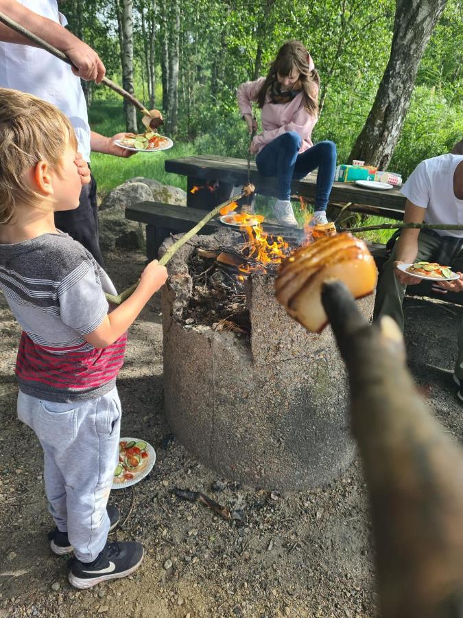 Strandaengen Rustisk Stuga Osby  Bagian luar foto